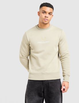 Stack Logo Crew Sweatshirt - Herren, Grün - male - Size: XS