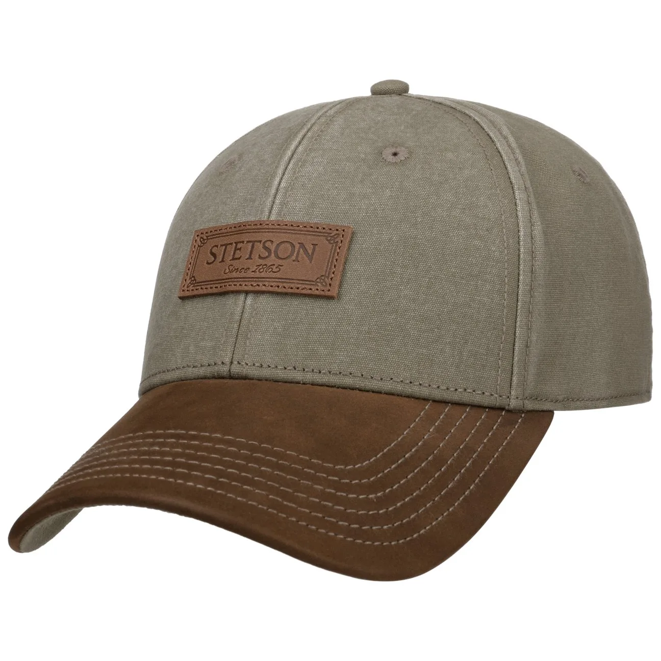 Rustic Cap with UV Protection by - olive - Size: One Size - Stetson - FashionsVida