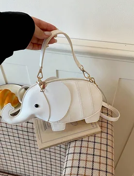 Bolso Pequeño de Elefante Estilo Dulce Elegante para Dama Bolso de Hombro 2026 Nuevo Bolso de Mano de Dibujos Animados Bolso Cruzado - Shein - FashionsVida