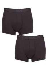 Mens 2 Pack SLG Baselayer Trunks Charcoal XL - Grey - Size: Extra Large