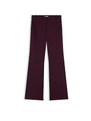Hose Flared Fit dunkelrot 44 damen