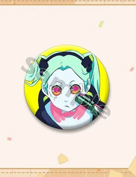 Cool Cartoon Girls Rebecca Lucyna Kushinada Badge on Backpack Hat Accessories Anime Soft Button Pins Round Jewelry Brooches Gift - Aliexpress - FashionsVida
