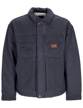 Giubbotto Uomo Lucas Waxed Pocket Front Jacket Charcoal Grey