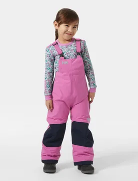 Kid's Rider 2 Waterproof Insulated Bib Pink 1 - Meta Pink - Unisex - Helly Hansen - FashionsVida