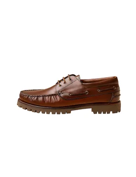 Zapatos náuticos HARRY marrón 43 - Bobbies Paris - FashionsVida