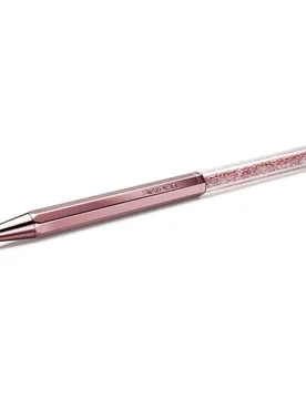 Penna a sfera Crystalline, Forma ottagonale, Rosa, Laccato rosa OS - Swarovski - FashionsVida
