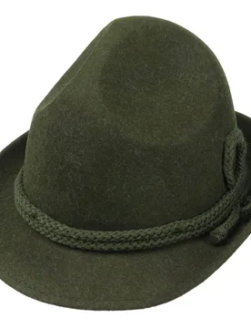 Dreispitz Wool Felt Hat by - green - Female - Size: 55 cm - Lipodo - FashionsVida