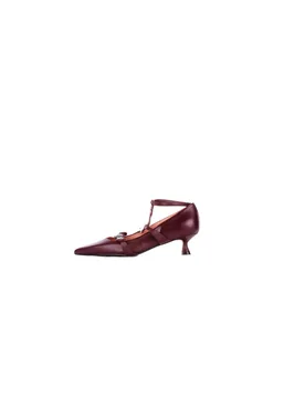 Anna F. Scarpe con Tacco Bordeau - Anna F. - FashionsVida