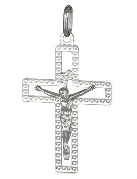 Ciondolo Croce Oro Bianco GL101400