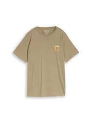 T-shirt basic crew neck print female