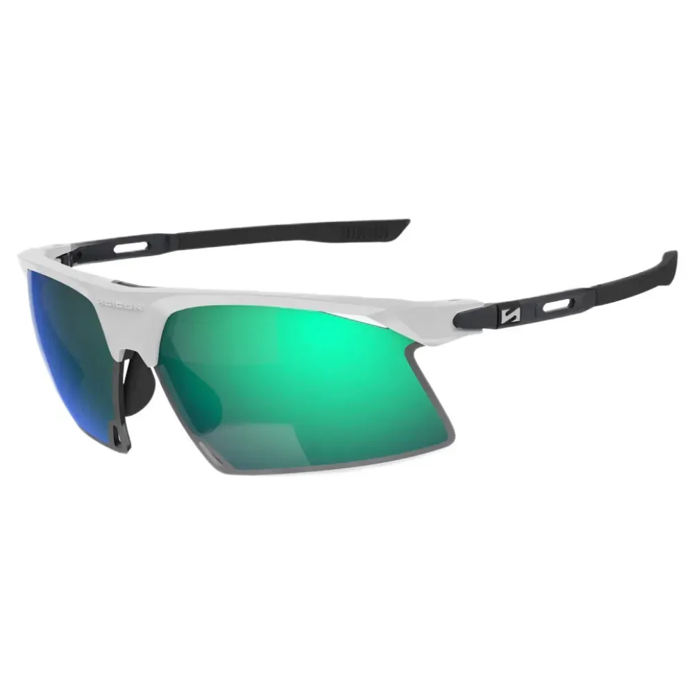 Occhiali Da Sole Polarizzati Aerobeam Titanium White Matt Metal - SCICON - FashionsVida