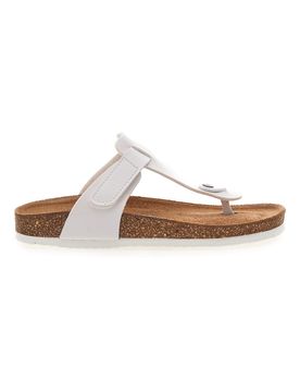 Ciabatte Bianche con Infradito da Donna 31370 38