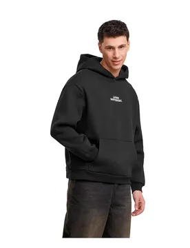 Felpa Con Cappuccio Think Different Black S