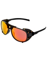 Sonnenbrille mit hohem Schutz North Polarized Mat Black Red schwarz