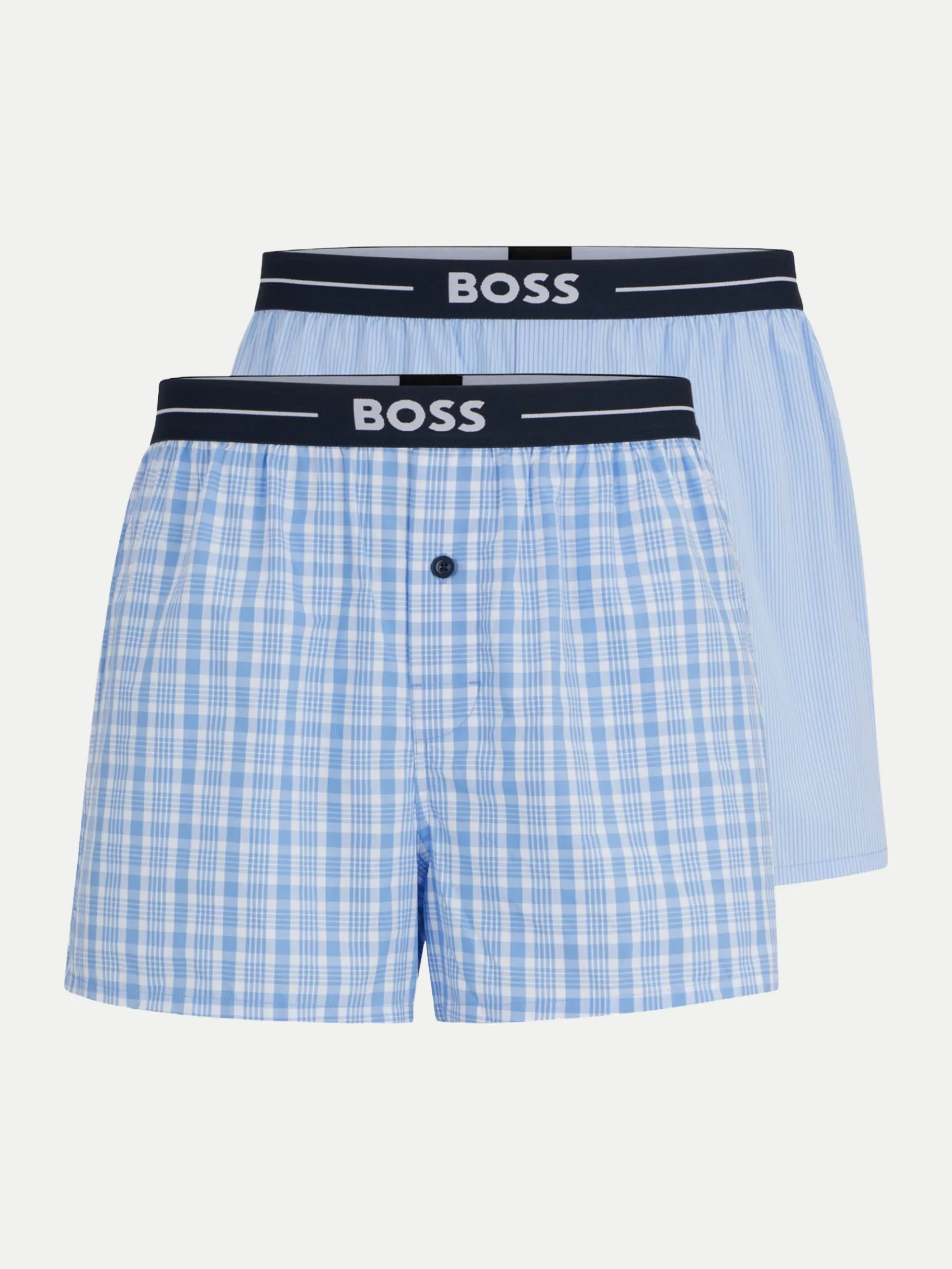Black Zweier-Pack Pyjama-Shorts Blau XXL - BOSS - FashionsVida