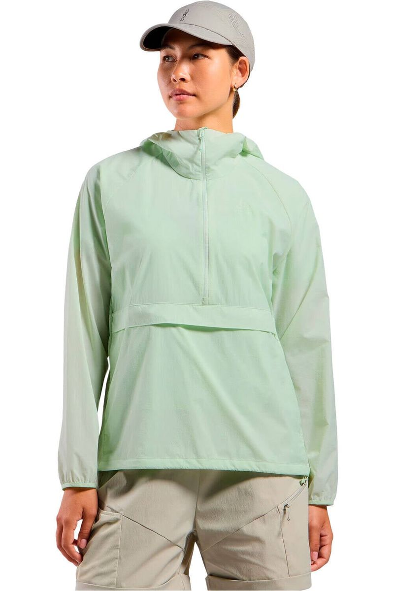 Essential windbreaker chaqueta softshell mujer Verde (M)