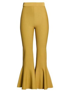 Leggings Damen Senf M Damen