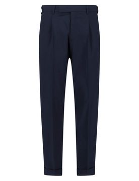 Premium Wool Stretch Trousers for Men