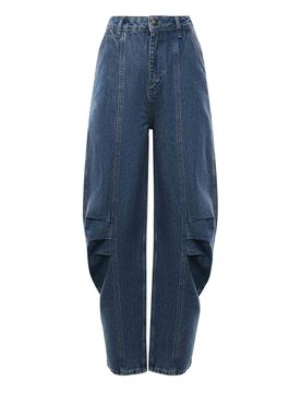Jeans cargo in denim