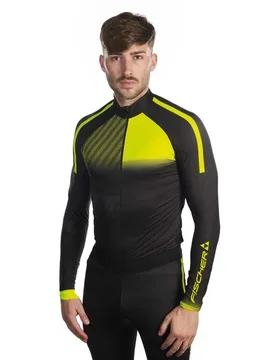 T-shirt à Manches Longues Avec Demi-zip Dynamic 2.0 Black S - fischer - FashionsVida