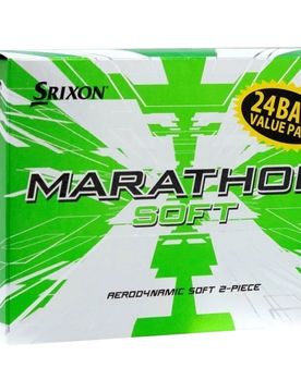 Golfbälle Marathon Soft - 24er Pack, weiss