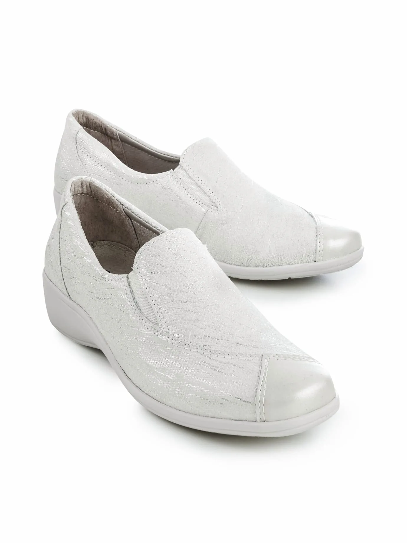 Leichtbequem-Slipper - Weiß - female - Size: 39 - Avena - FashionsVida