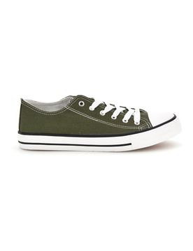 Sneakers verdi con lacci 8011 44