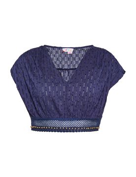 IZIA Blusa navy / oro