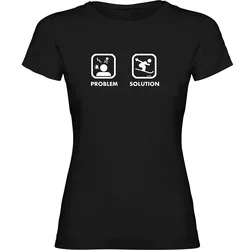 T-shirt à Manches Courtes Problem Solution Ski Black M
