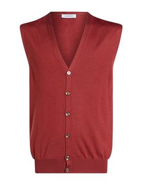 Strickjacke Herren Rostrot 50,54,56,58 Herren