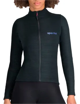 Supergiara wool maillot manga larga mujer Negro (L) - Sportful - FashionsVida