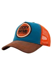 Rockabilly Cap - Lucky Bastard Trucker - petrol - Unisex - unisex