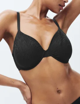 Body Lace Wired Demi Cup Bra (F+) Black female - Body by M&S - FashionsVida