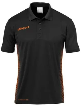 Polo à Manches Courtes Score Black / Fluo Orange S - Uhlsport - FashionsVida