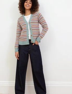 Wareham Womens 100% Cotton Wide Leg Denim Jeans - - Size: 10 - Kite Clothing - FashionsVida