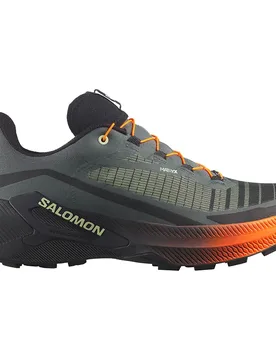 Genesis 2 Trail Running Shoes Urban Chic / Black / Lime Cream UK 7 Men - Salomon - FashionsVida