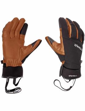 Mehrzweckhandschuhe G Hot Wool Black/Brown für Herren aus Wolle Größe S schwarz