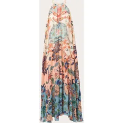 Vestido largo de algodón