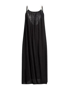 Vestido midi Mujer Negro L,M Mujer - Compagnia Italiana - FashionsVida