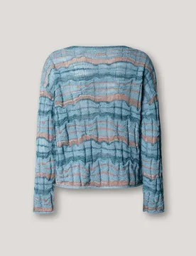 W11 - jersey punto de mujer con cuello pico - Pepe Jeans - FashionsVida