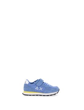 Sneakers in tessuto AZZURRO 21