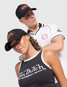 Trucker Cap - Damen, Schwarz - female - Size: One Size - Von dutch - FashionsVida