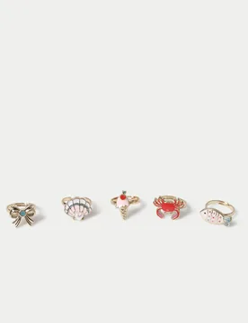Pack Coastal Ring Pack Multi Female - M&S - FashionsVida