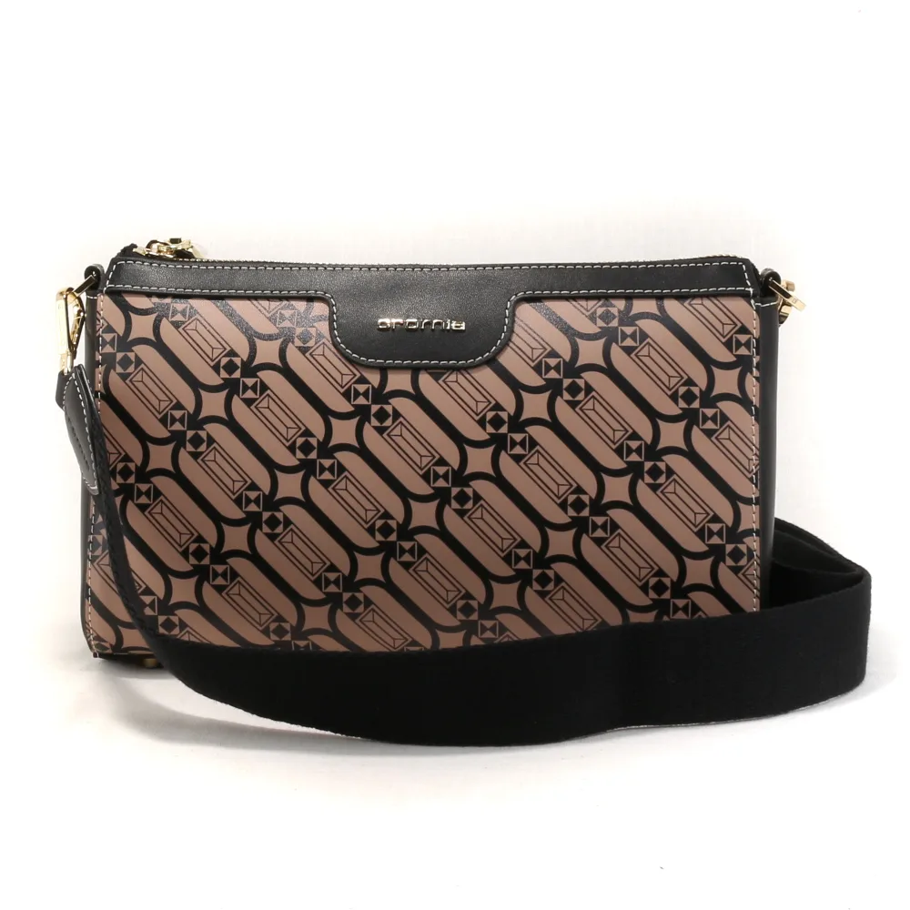 Borsa a tracolla Monogram 1405285 Nero - Cromia - FashionsVida