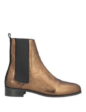 Botines de caña alta Mujer Bronce 36,37 Mujer