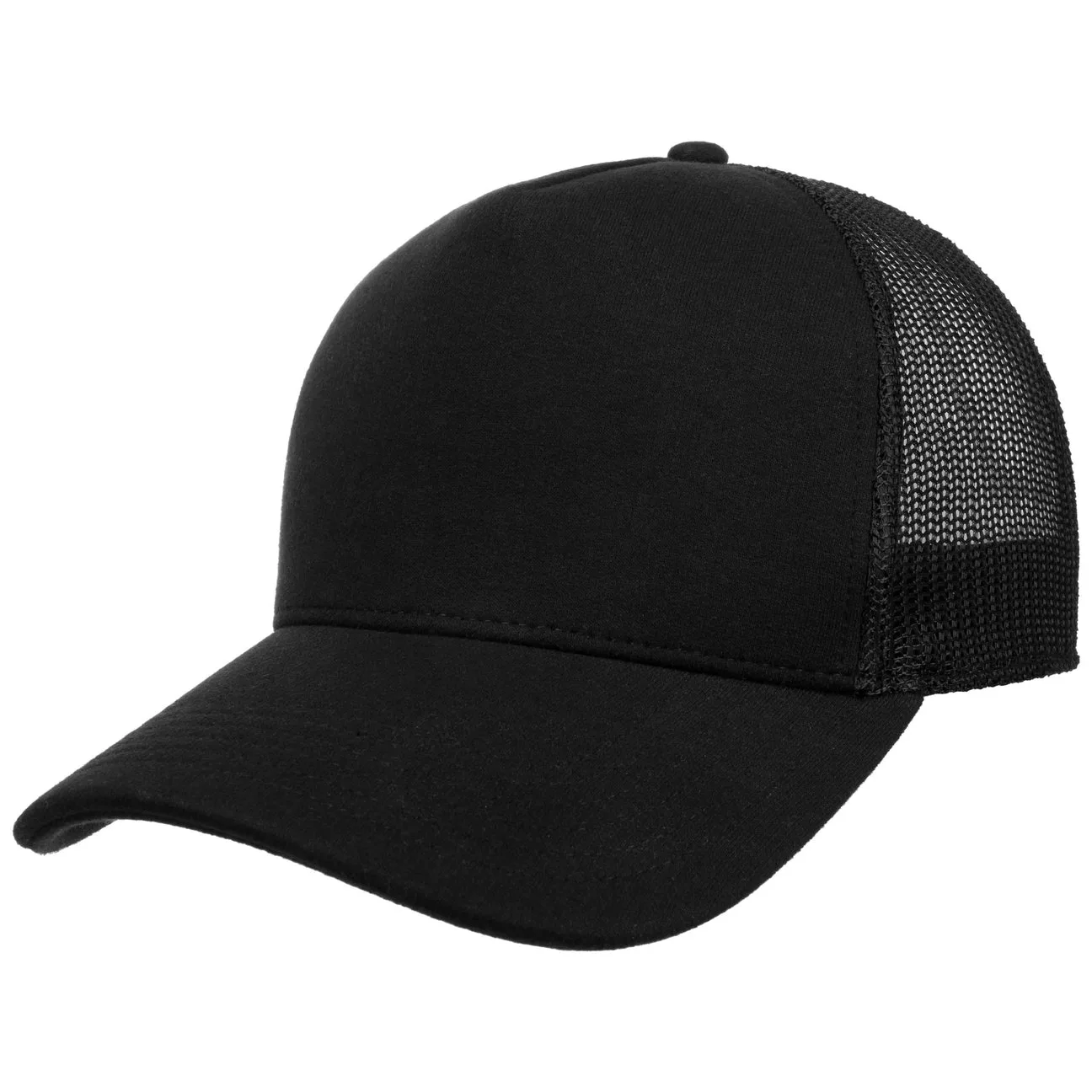 Jersey Trucker Cap - black - Female - Size: One Size - Hatshopping.co.uk - FashionsVida