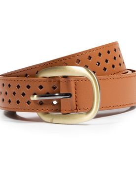 Ceinture ajourée Camel camel 85cm