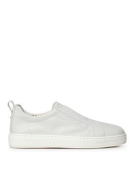 Santoni Sneakers slip-on in pelle