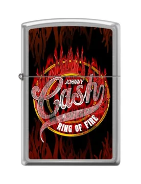 Feuerzeug - Zippo - Brushed Chrome - EMP exklusives Merchandise! - None - unisex - Johnny Cash - FashionsVida