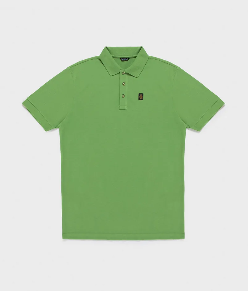 REFRIGIWEAR polo basic uomo verde - RefrigiWear - FashionsVida